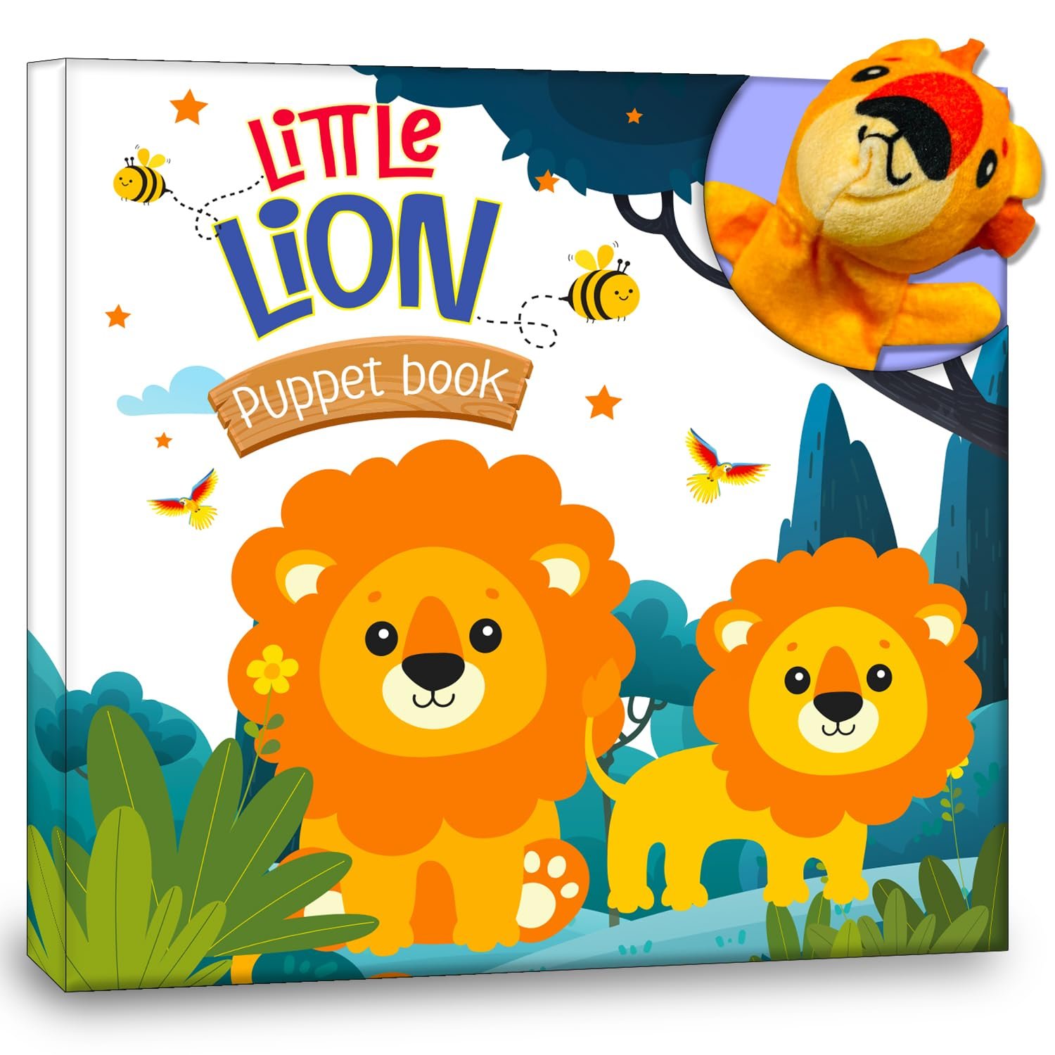 little lion puppet book